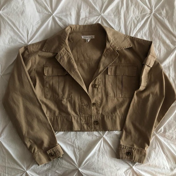 Streetwear Society Jackets & Blazers - streetwear society cropped utility / cargo jacket